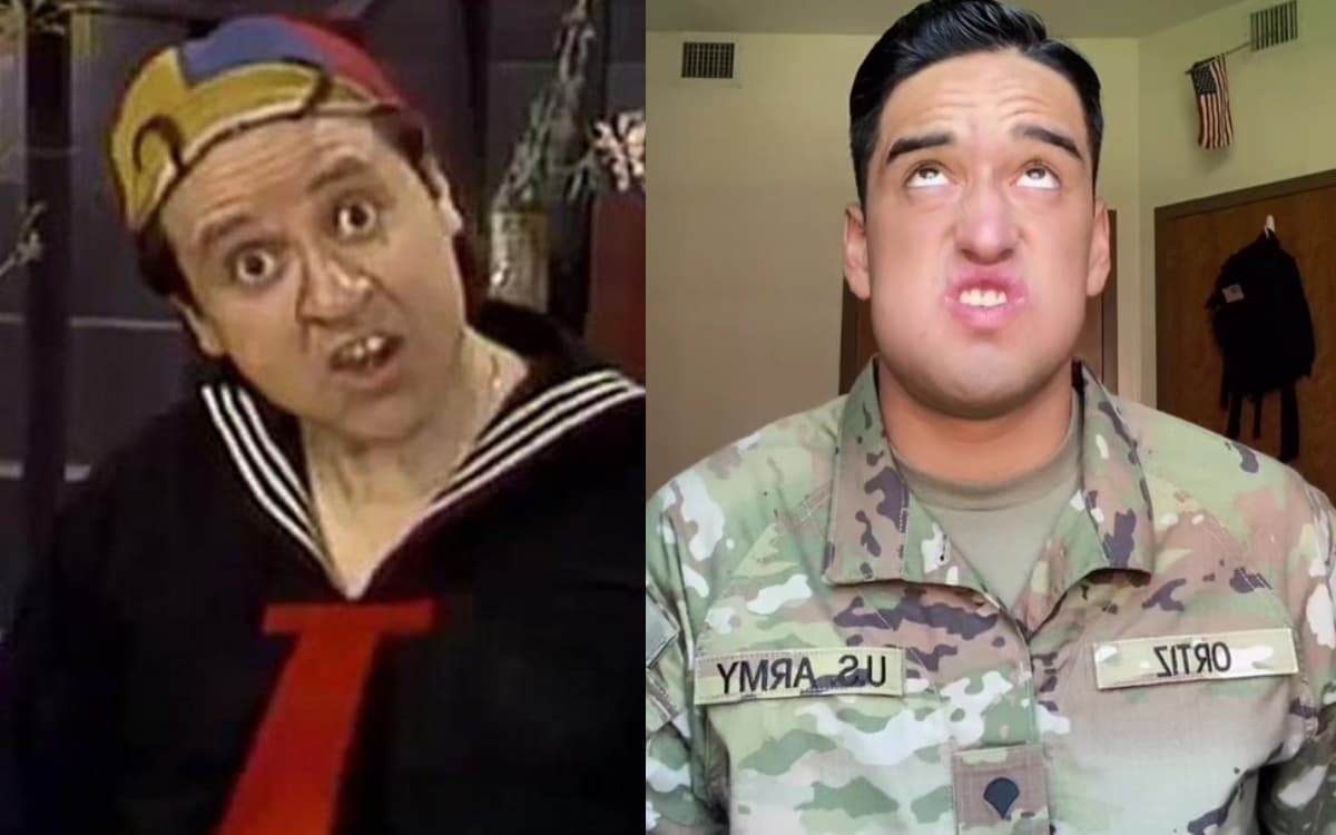 Este militar se hizo viral por parecerse al hijo de Doña Florinda.
