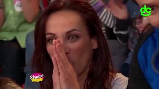 Consuelo Duval emocionada