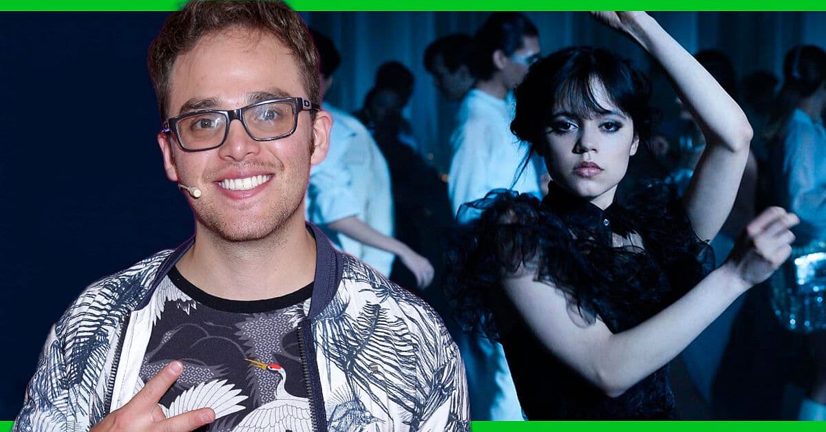 Yurem desata risas el imitar famoso baile de Merlina Addams