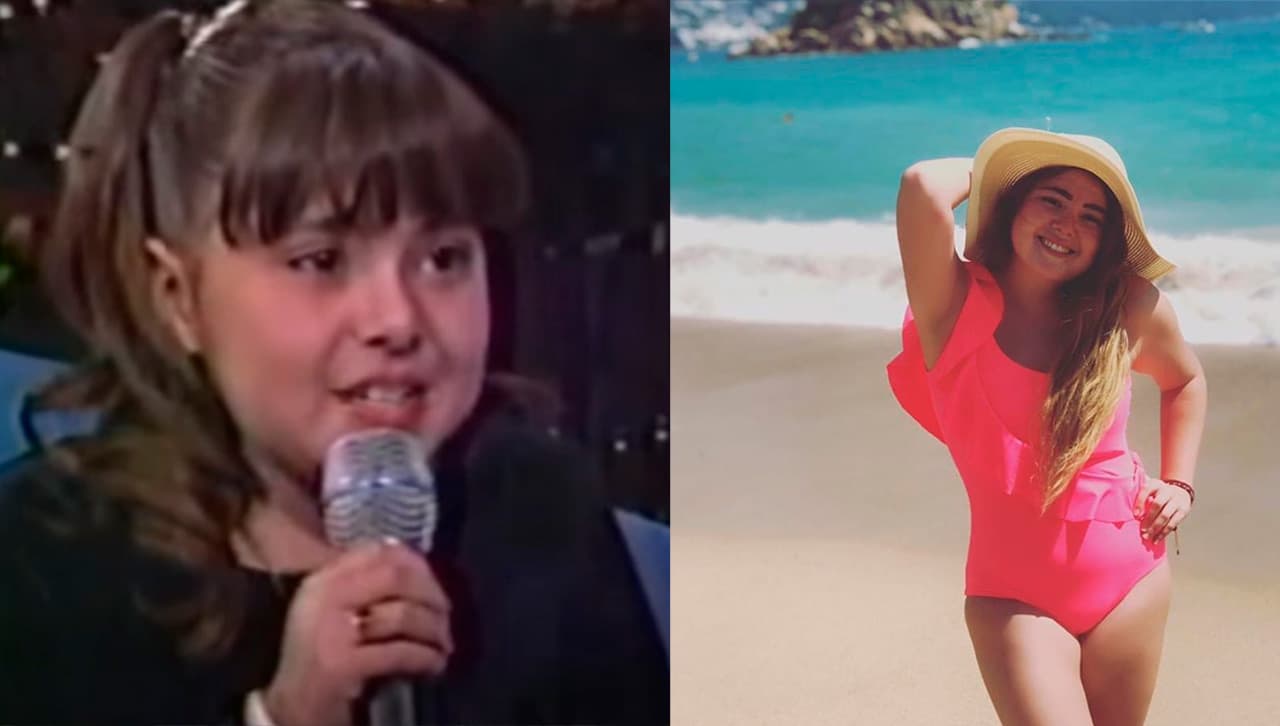 Mariana Botas cuando era niña y salía en Otro Rollo