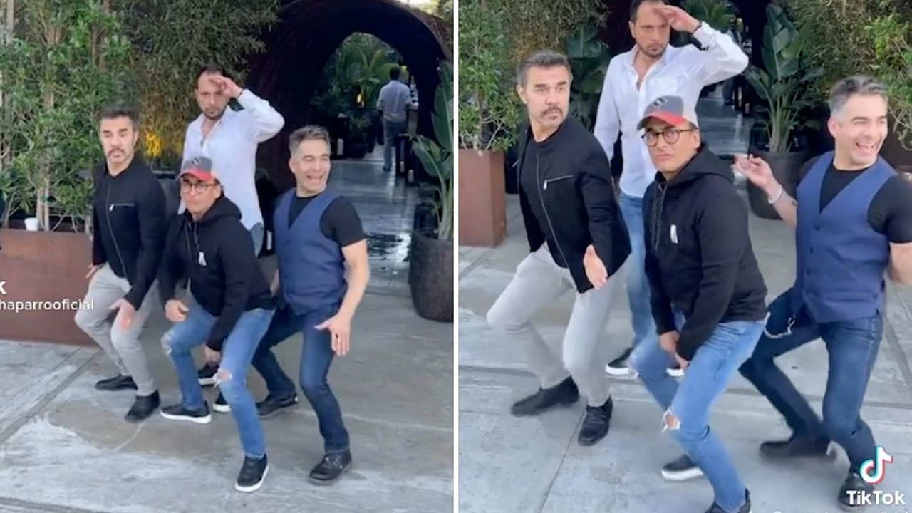Adrián Uribe, Omar Chaparro y Adal Ramones se unen en baile de TikTok