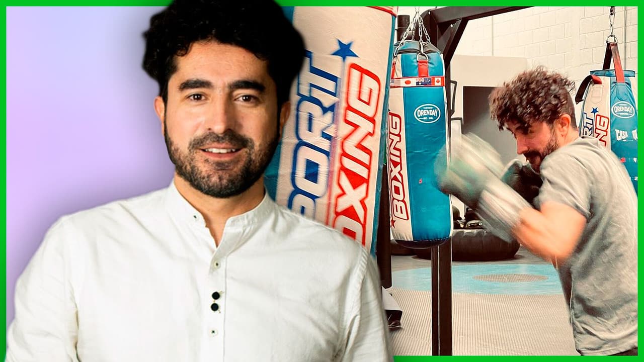 40 y 20: El Borre se metió a clases de box y decepciona a su entrenadora