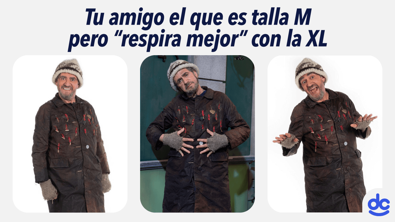 A nadie le gusta admitir que subió de talla.