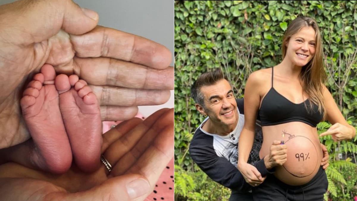 Thuany Martins y Adrián Uribe mostraron a su hija a sus fans.