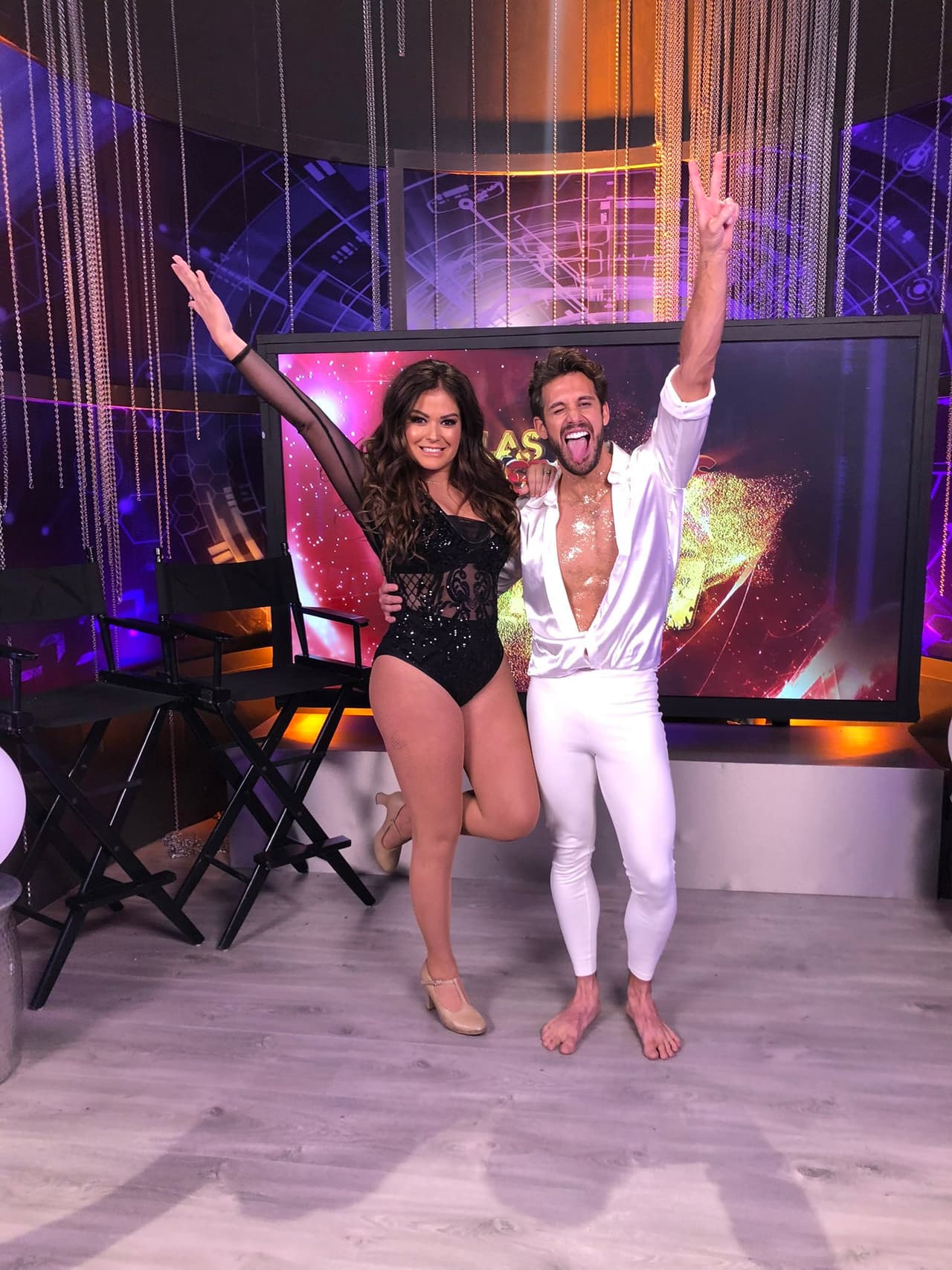 Mariana Echeverría y Lambda García dan una cátedra de baile