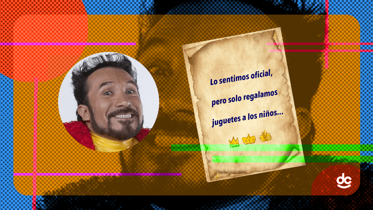 Sí pidió regalos, pero no le trajeron nada, solo una carta que decía “Lo sentimos oficial, pero solo regalamos juguetes a los niños". Junior no sabe qué significa eso.