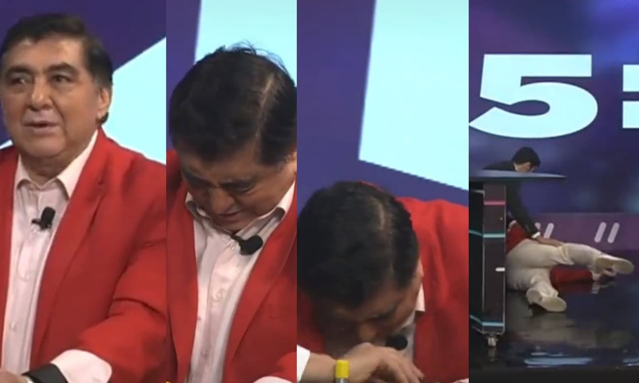 Carlos Bonavides sufre supuesto “infarto” y se desvanece en pleno show