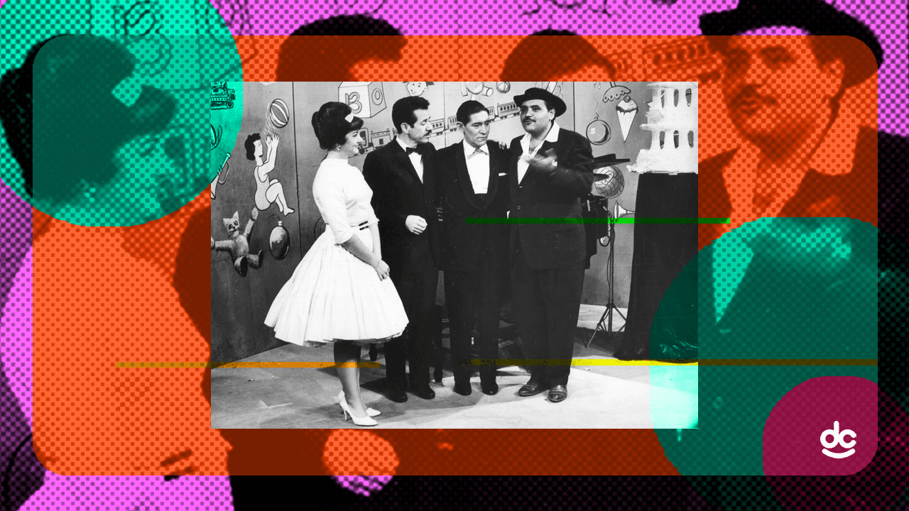Su éxito en la radio y el cine los llevó a la televisión. Viruta y Capulina fueron las primeras estrellas de la tele con el programa Cómicos y Canciones que comenzó a emitirse en 1963.
