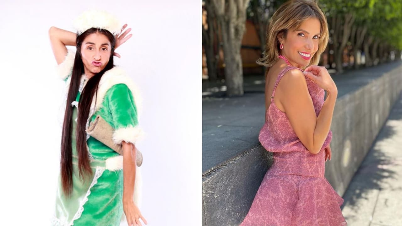 Excelsa y Andrea Escalona recrean escena de ‘La Familia P. Luche’