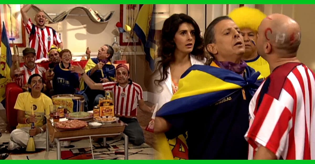 Los 'Vecinos' se juntan para ver el clásico de América contra Chivas