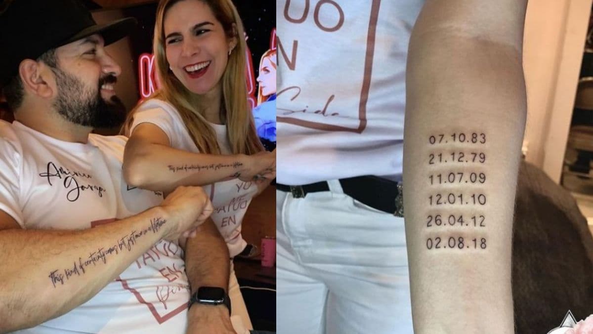 Karla Panini: ¿Qué significan los tatuajes que se puso con su esposo?