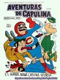 Capulina siempre ha peleado contra el aburrimiento...y contra los villanos de los cómics