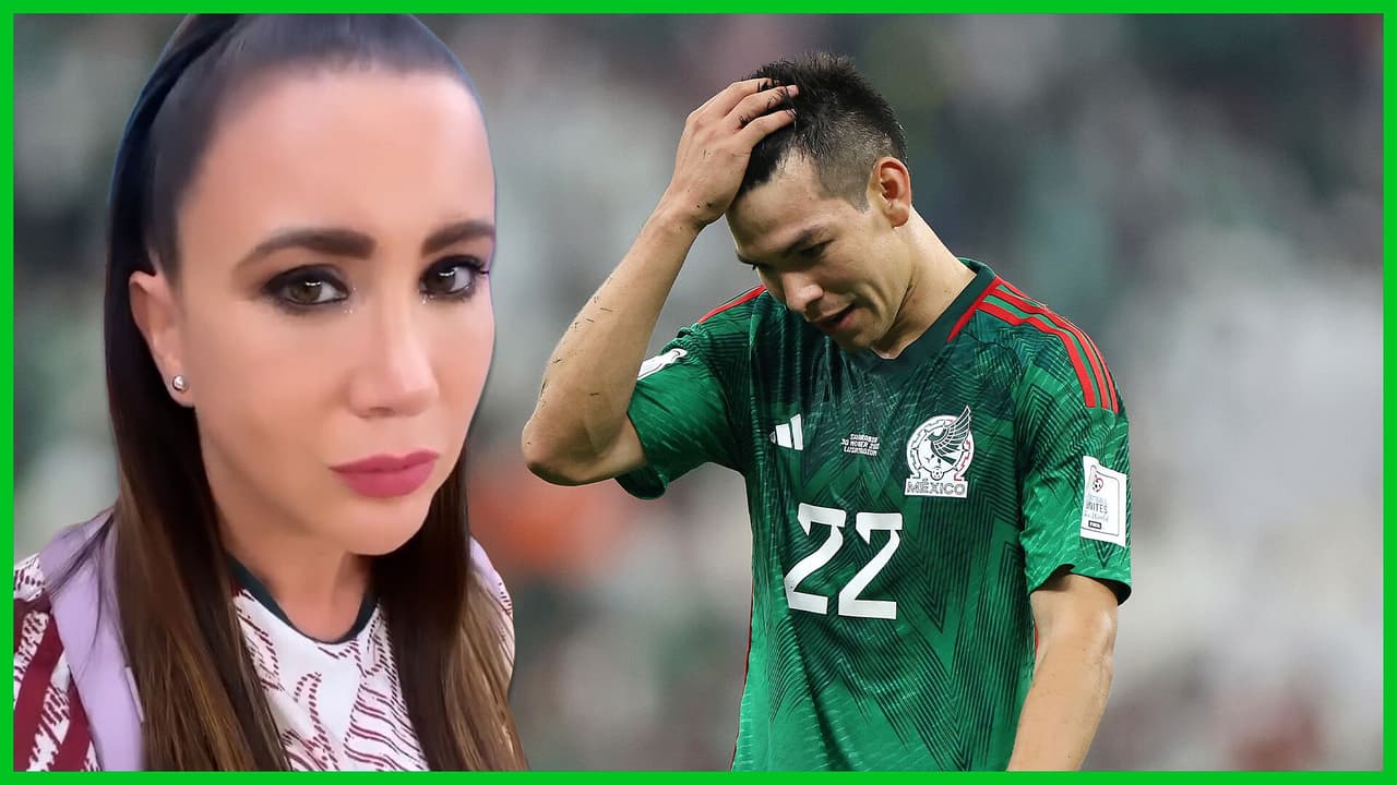A Mariazel se le quiebra la voz con la eliminación de México de Qatar
