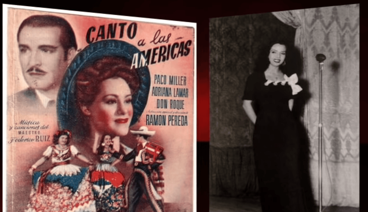 Su primer papel en el cine fue en 1942, un papel menor en la cinta Canto a las Américas