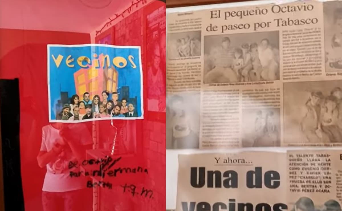 Octavio Ocaña cuenta con un altar.