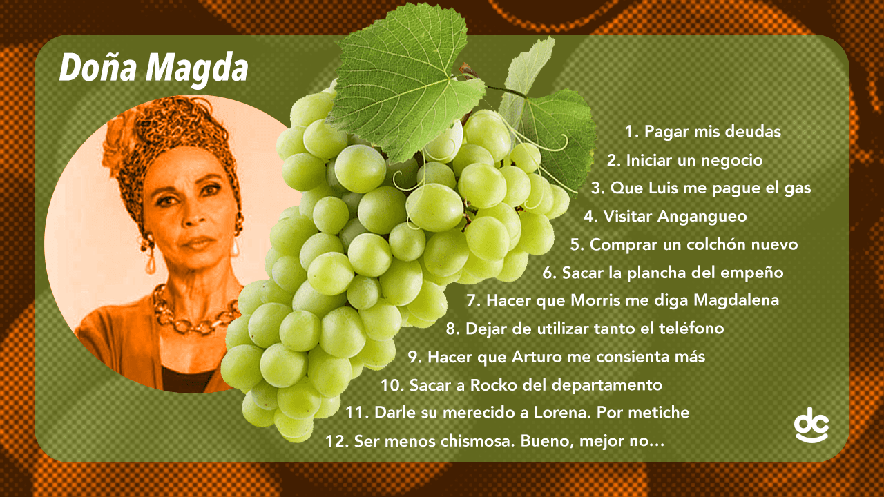 Los 12 propósitos de año nuevo de Doña Magda.