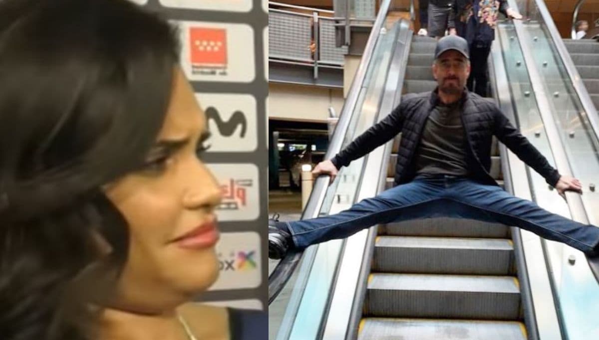 Omar Chaparro hizo broma a su esposa frente a cámaras y así reaccionó