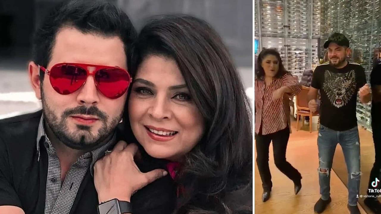 José Eduardo Derbez le entra al baile con su mamá Victoria Ruffo