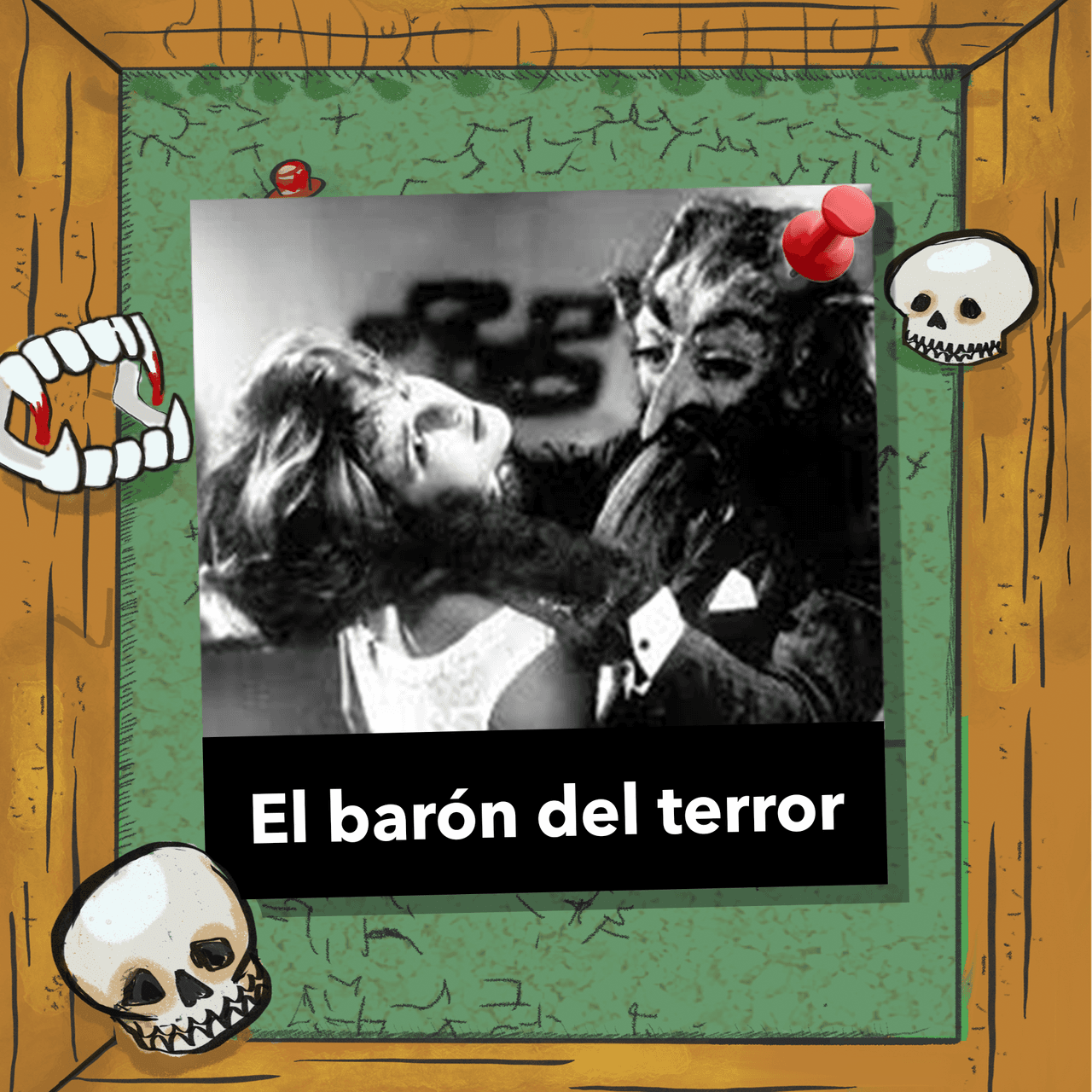 El barón del terror daba mucho miedo antes de transformarse, pero su aspecto de botarga mal hecha le quitaba terror.