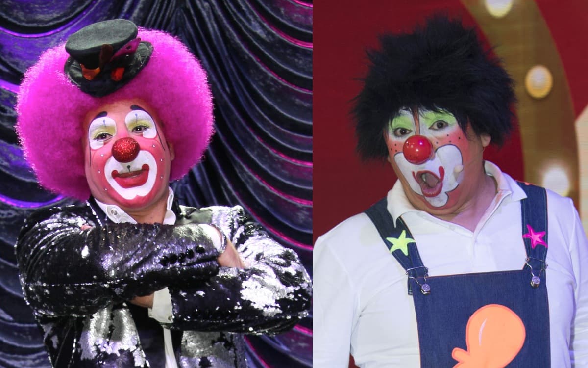 Así se ven sin maquillaje Chuponcito, Platanito y otros payasos famosos