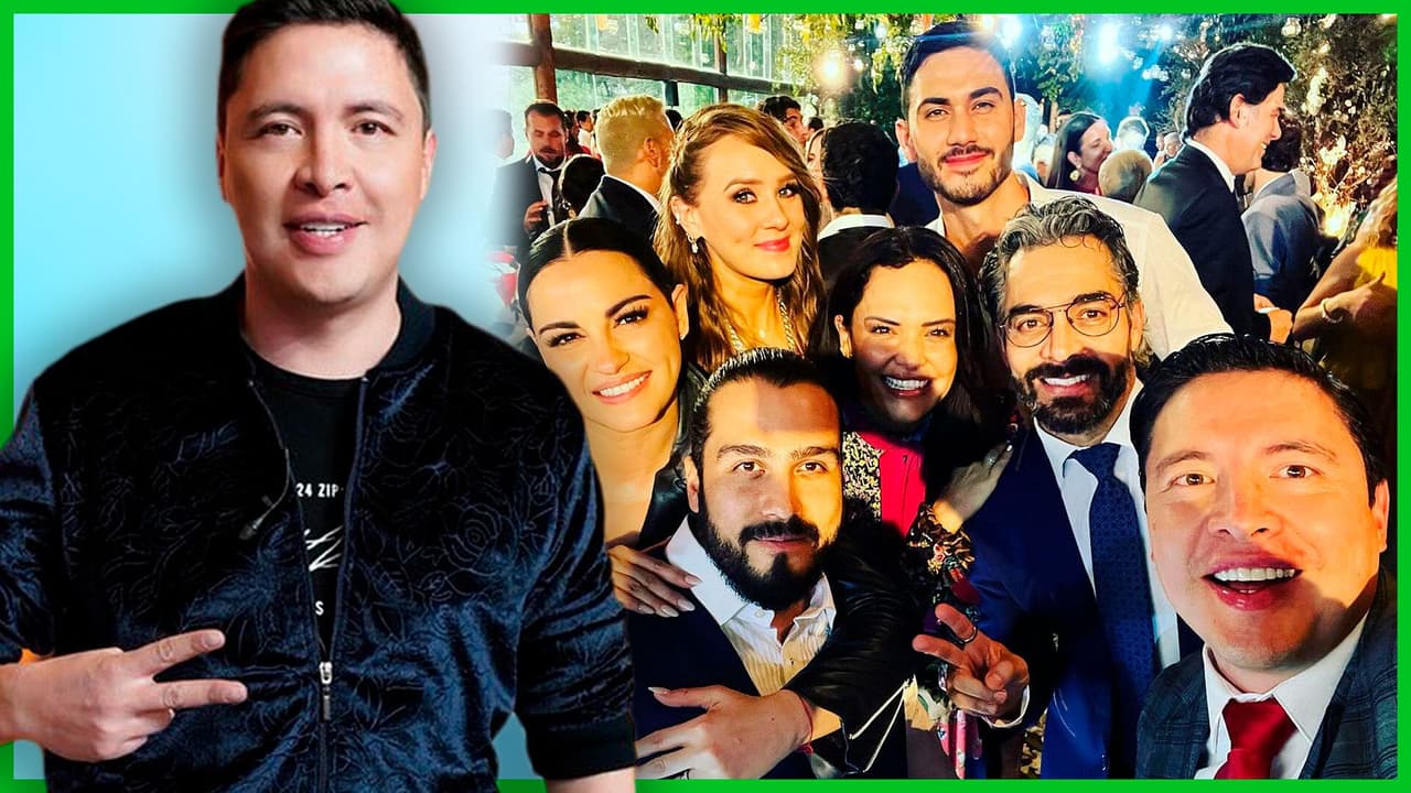 Armando Hernández también cantó en la boda 'rebelde' de Maite Perroni
