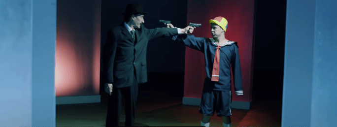 Quico y su el Profesor Jirafales como nunca los habías visto
