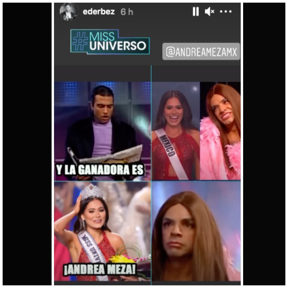 Eugenio Derbez comparte meme de Miss Universo 2021