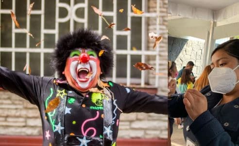 Chuponcito se fue a vacunar, ¿con maquillaje? Tenemos la foto y el video