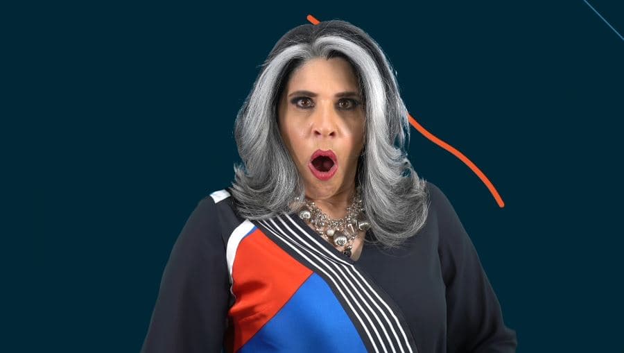 En la nueva versión tomó su personaje Raquel Garza, conocida por su perosnaje de "Tere la Secretaria".