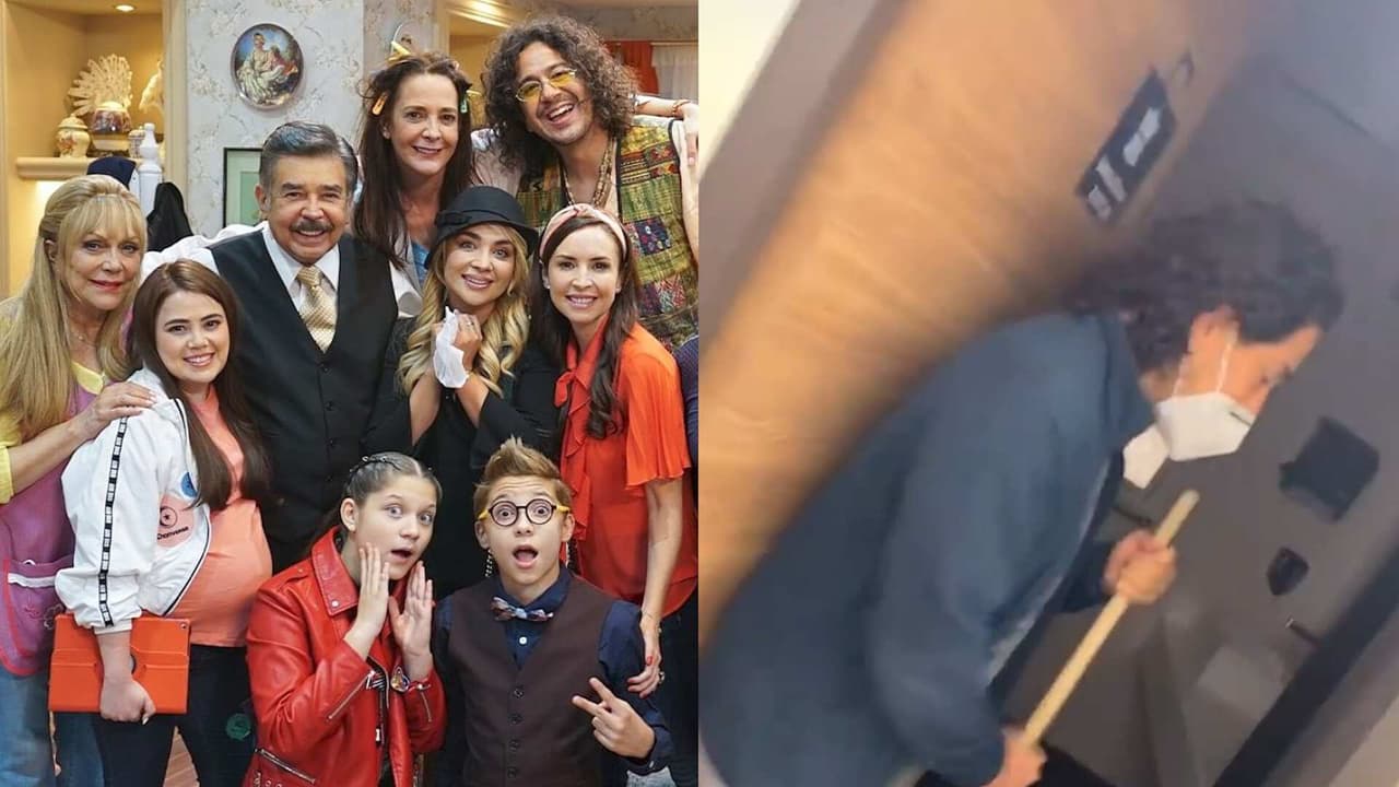 Tadeo Bonavides y Moisés Mora ahora son los encargados de barrer el camerino de Mariana Botas
