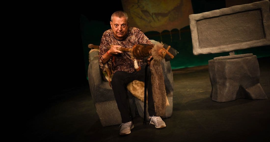 CIUDAD DE MÉXICO, 19SEPTIEMBRE2019.- El acto mexicano César Queijeiro Bono, quien protagoniza la obra teatral "Defendiendo al cavernícola", en conferencia e prensa en el Centro Cultural San Angel. FOTO: PEDRO ANZA /CUARTOSCURO.COM