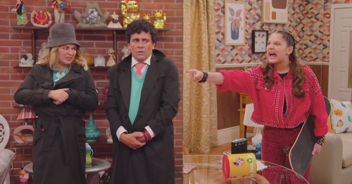 Gaby y Plutarco se roban la despensa de su mamá y Victoria los cacha