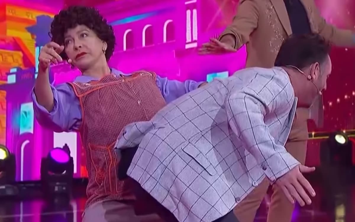 Me Caigo de Risa: Doña Lucha bailó reguetón y se indignó en un juego