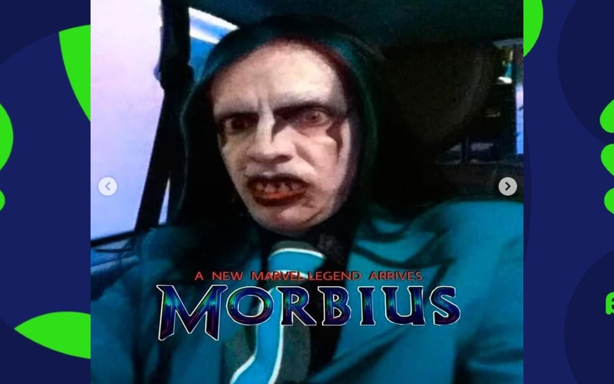 Imaginaron al metalero como el vampiro de Spider-Man.