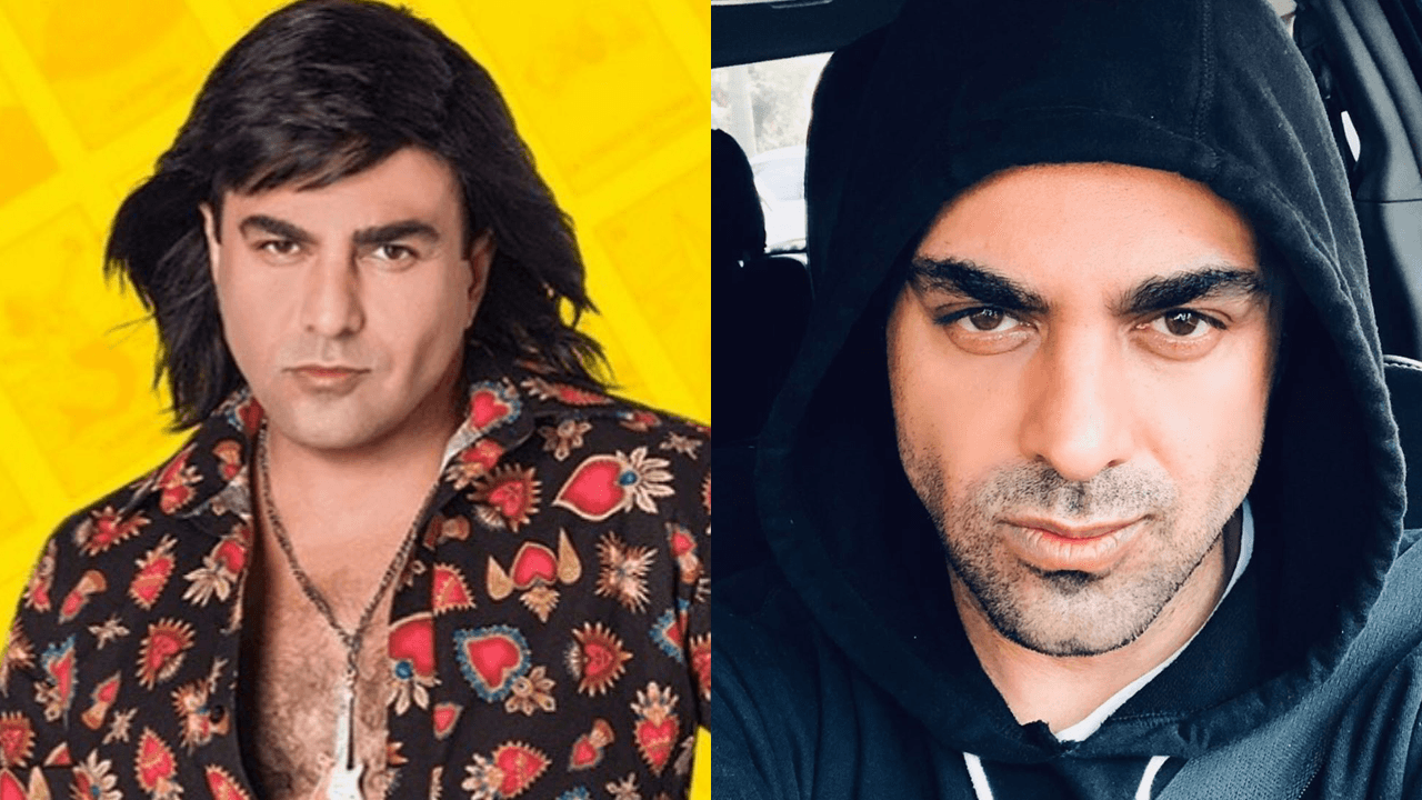 Ariel Miramontes, fuera de su personaje de Albertano y en la vida real