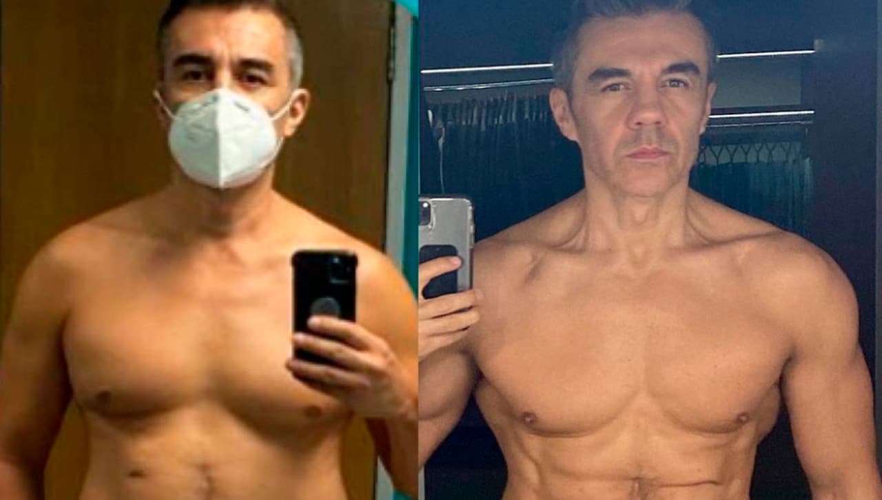 Adrián Uribe: Así fue el cambio antes y después de ser fit