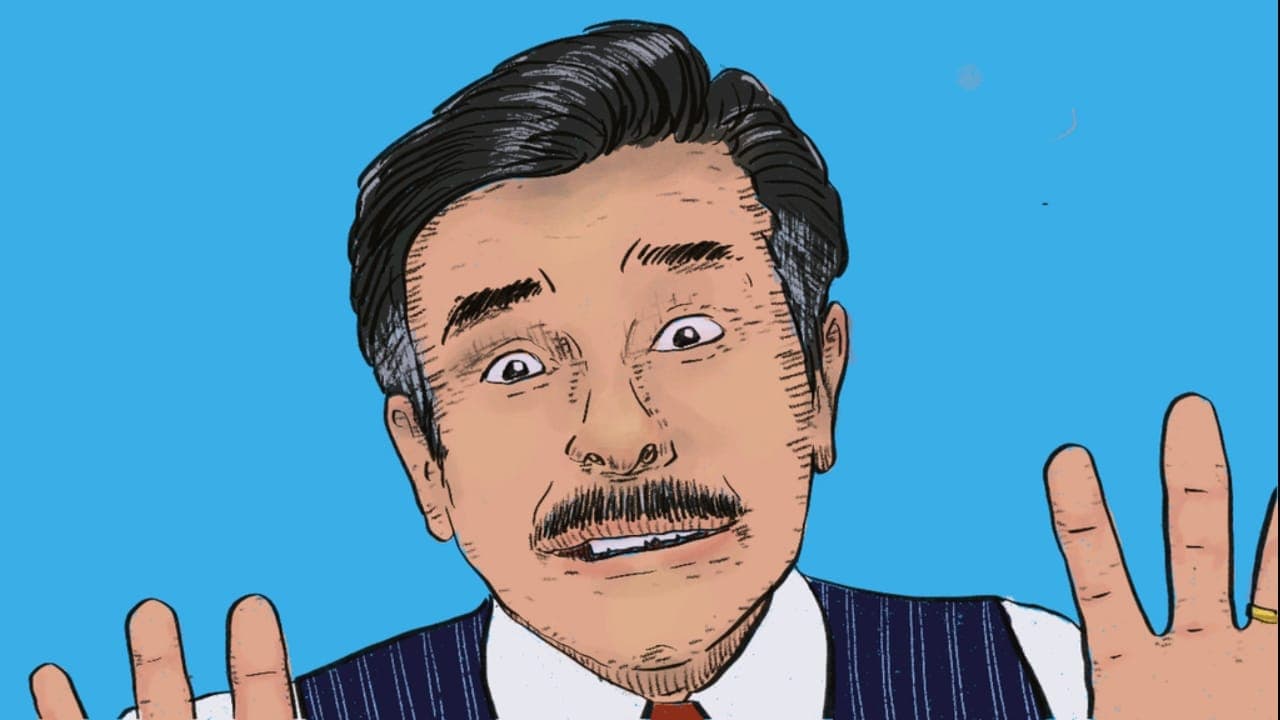 Ilustración del comediante Jorge Ortiz de Pinedo