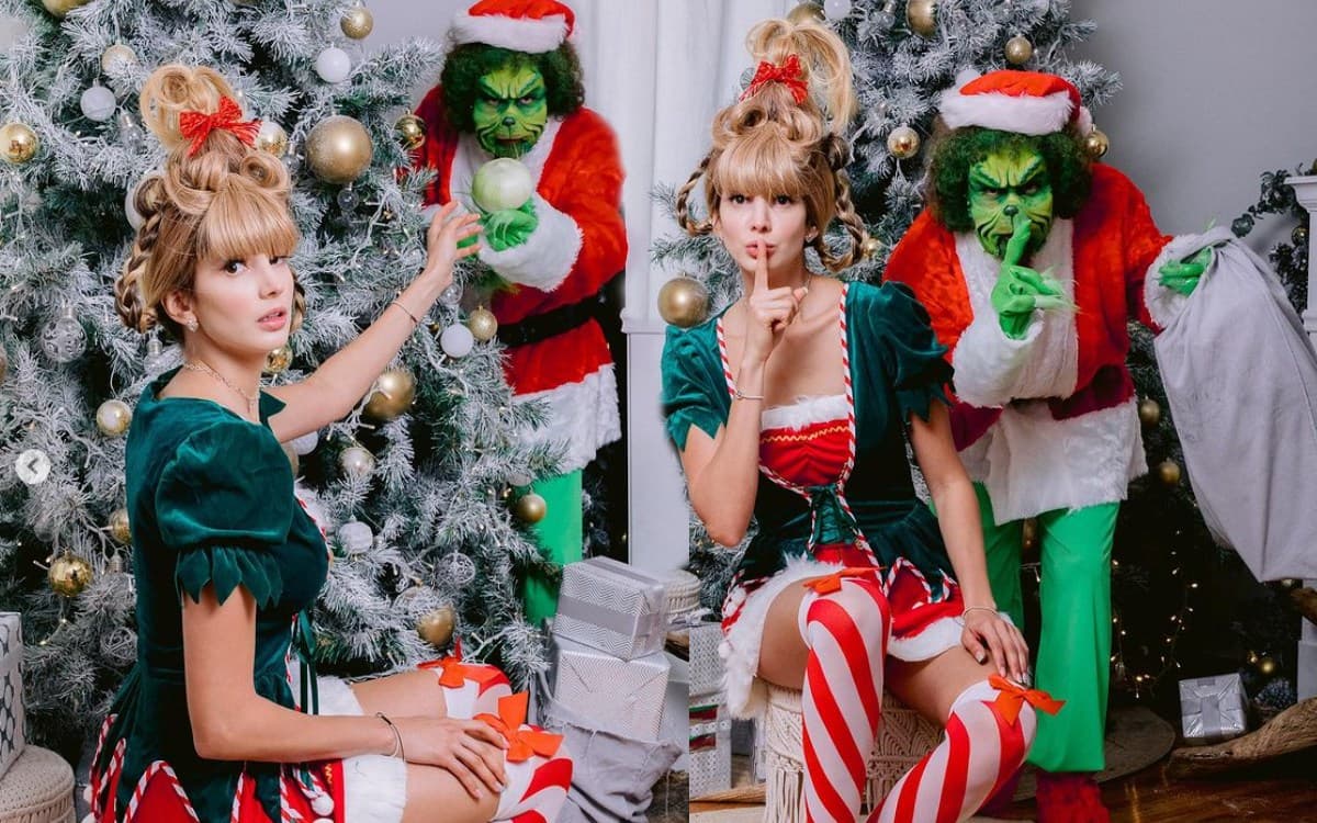 Las fotos del poblano y Ari Tenorio, como Cindy Lou, se volvieron virales.