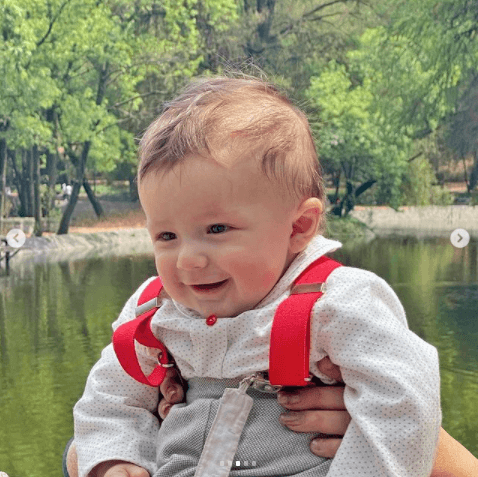 Lucca es el hijo de Mariana Echeverría