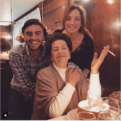 Regina Blandón y su familia son muy unidos