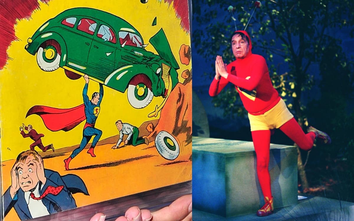 Clark Kent y el personaje de Chespirito se vieron las caras.