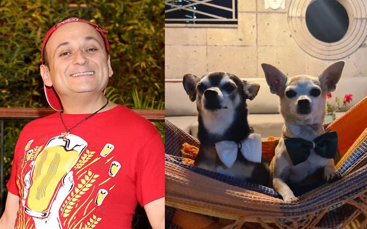 El Intérprete subió fotos de sus perros en las grabaciones de la serie.