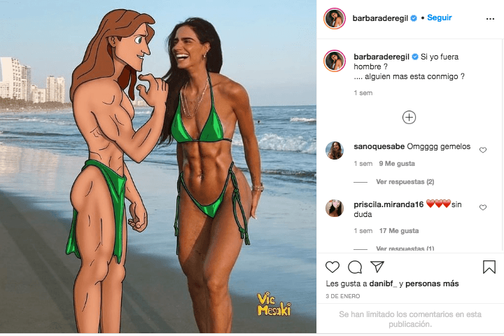 Bárabara de Regil y Tarzan