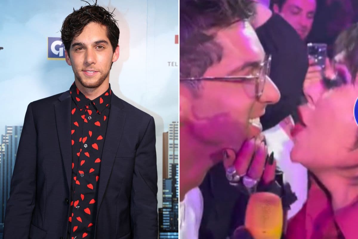 Mauricio Garza de '40 y 20' se lleva tremendo beso de Alejandra Guzmán