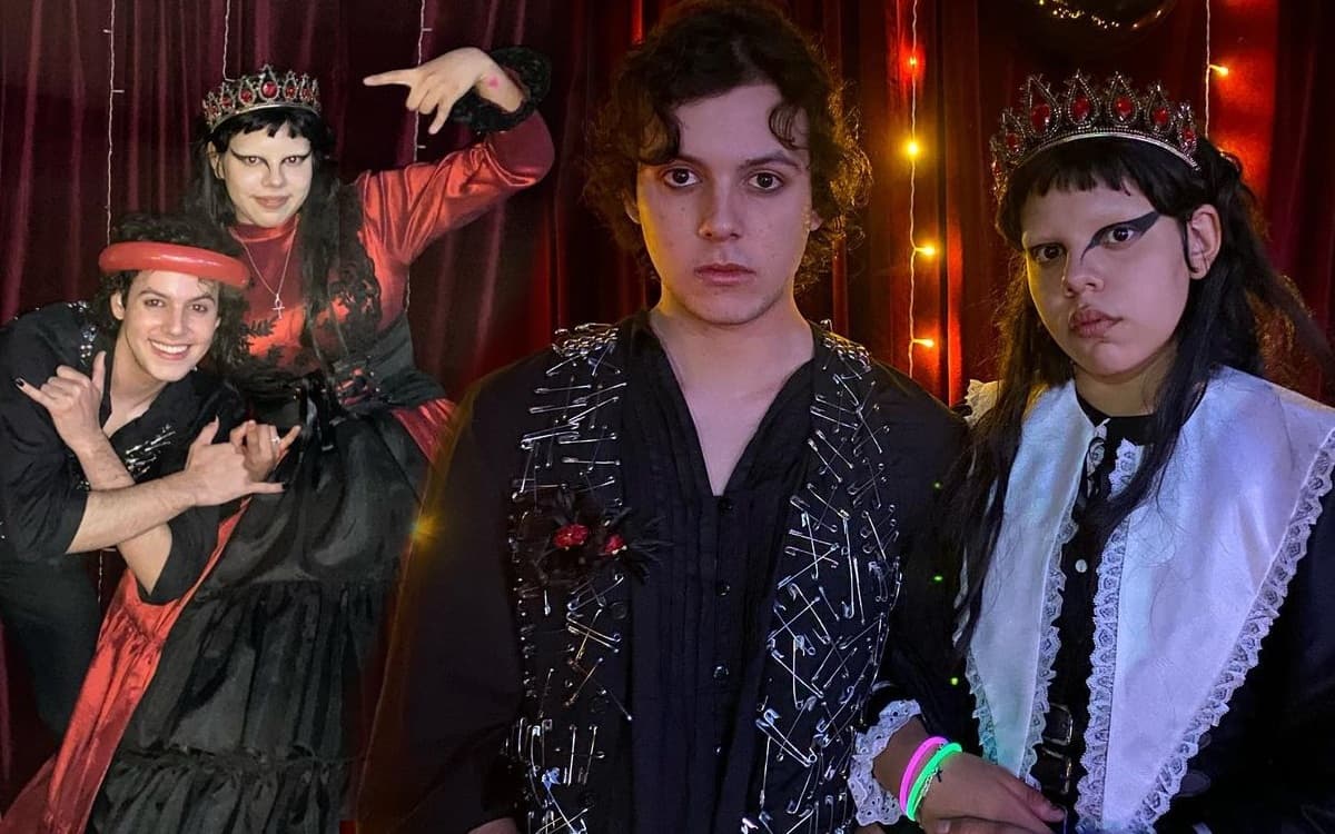 El video de los quince años góticos de su hermana se viralizó.