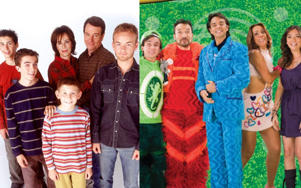 Dos familias divertidas de la televisión.