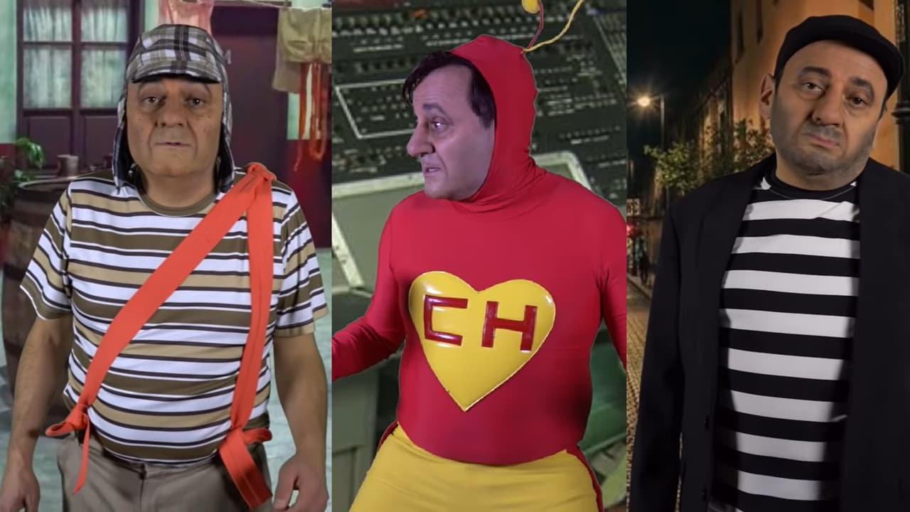 El actor se personificó como los personajes más populares de Roberto Gómez Bolaños.