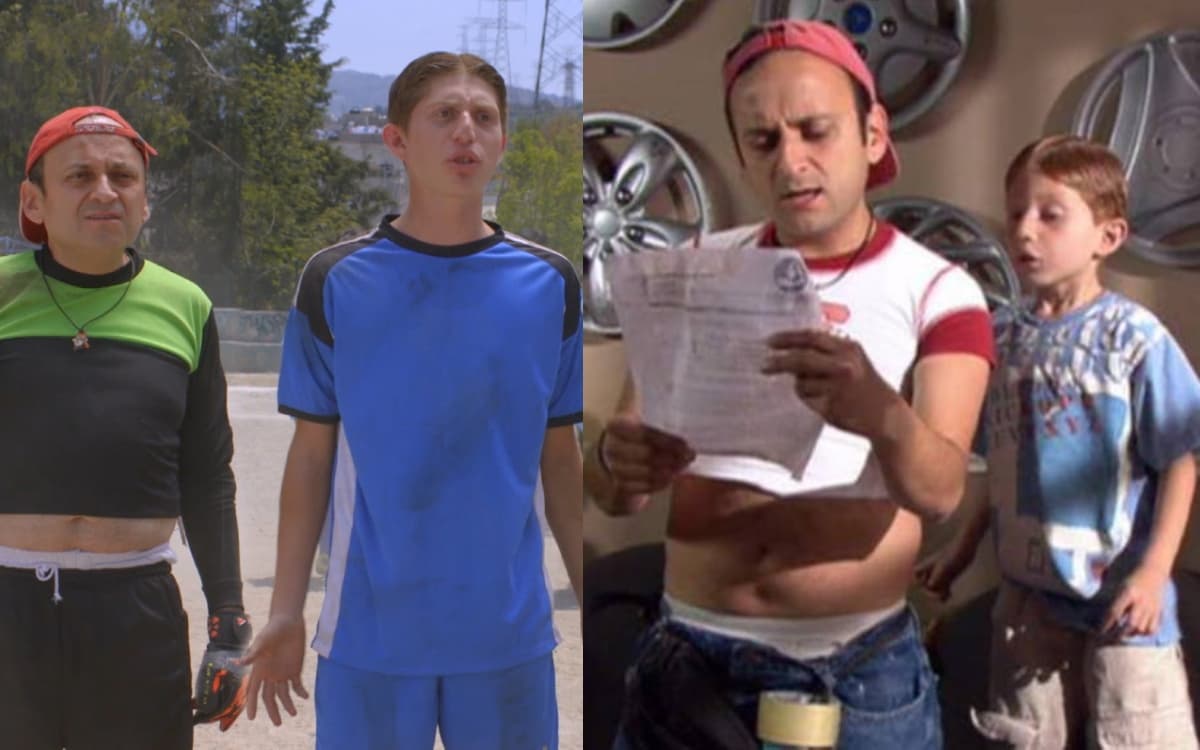Germán y Benito en diferentes temporadas de la serie, ahora ya no estará el hijo de los Rivers.
