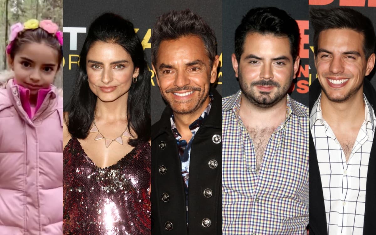 Los nombres completos de los hijos de Eugenio Derbez: sólo uno tiene su apellido