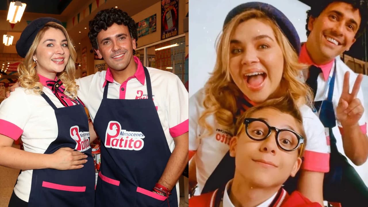 Gaby, Plutarco y su Ajolotito en el spin-off de 'Una Familia de Diez'.